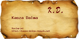 Kasza Dalma névjegykártya